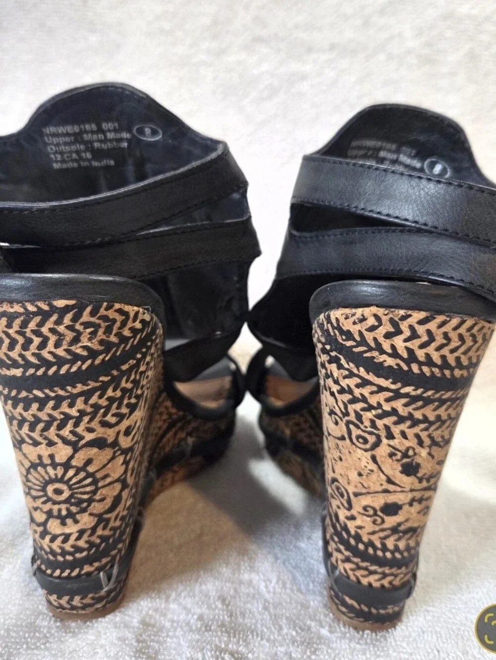 Like New Size 8 Cork Heel Wedges By not rated